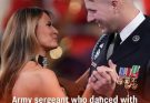 Army Sergeant Who Danced with Melania Trump at Inaugural Ball Shares What She Whispered to Him Army Sergeant Reveals What Melania Trump Whispered During Their Dance at the Inaugural Ball  Sergeant Henry Waller, who had the honor of dancing with First Lady Melania Trump during the Commander-in-Chief Inaugural Ball, has opened up about the memorable experience. The ball, held at the Walter E. Washington Convention Center on Monday, January 20, brought together the military, political leaders, and the public to celebrate President Donald Trump’s return to the White House.  Alongside Sergeant Waller, Sergeant Tatiana Saldana of the United States Space Force danced with President Trump, while Vice President JD Vance and his wife, Usha, also joined the floor, sharing dances with members of the Marine Corps and Navy, respectively. The elegant evening was a blend of tradition, patriotism, and celebration, with Melania Trump dazzling in a custom-designed gown that quickly became a talking point online.  A Moment to Remember In an interview with Inside Edition, Sergeant Waller shared his thoughts and emotions leading up to and during the dance with the First Lady. “I walked out on stage, trying to contain my composure,” he said. “But we were told that it’s not like ceremonial composure. We could smile if we wanted to.”  The sergeant described feeling “overwhelmed with joy” as the crowd cheered for him and the other service members. “It was a moment unlike any other,” he added, reflecting on the honor of representing the military during such a high-profile event.  When asked about his conversation with Melania Trump during their dance, Waller recalled a brief but warm exchange. “I asked her how her night was going, and she said it was going well. Then she asked me how mine was,” he said. “I told her, ‘It was fantastic.’”  He was also asked if the First Lady was a good dancer. “Oh, yeah, she’s a really good dancer,” Waller responded, adding that the only practice he did beforehand was “back home with my wife.”    Melania’s Elegant Gown and Online Buzz For the occasion, Melania Trump wore a strapless, white, floor-length gown featuring geometric black trim, a subtle slit, and white heels. She paired the dress with a bold, black choker, creating a striking look that drew significant attention.  The gown was reportedly designed by Hervé Pierre, Melania’s longtime style advisor, who also created her first inaugural ball gown in 2017. However, it wasn’t just the gown’s elegance that caught the public’s eye—it was the design of the black trim, which some sharp-eyed viewers noted bore a resemblance to Donald Trump’s signature.  Social media users quickly pointed out the similarity, with one user on X (formerly Twitter) writing, “Does Melania’s dress bear a striking resemblance to Trump’s signature on all those executive orders today, or is it just my imagination?”  Another commented, “The first thing I thought of when I saw Melania’s dress was that it looked like Trump’s signature.” A third chimed in, “Melania’s dress—specifically the black ribbon—reminds me of the Don’s signature swoosh. I wonder if that was part of the intent, especially with his historic first day of executive orders.”  The comparisons became a trending topic online, with some users declaring it intentional and others dismissing it as coincidental. Regardless, the dress’s unique design became a key talking point from the evening.  A Night of Tradition and Unity The Commander-in-Chief Ball is a long-standing tradition that honors the men and women of the U.S. Armed Forces. It provides service members the opportunity to interact with the president, vice president, and their families in a celebratory and patriotic setting.  For Sergeant Waller, the event was a profound honor. Sharing the dance floor with the First Lady symbolized the unity and appreciation that Americans hold for their military personnel. “It’s an experience I’ll never forget,” Waller said, emphasizing the pride he felt in representing his fellow service members on such a significant stage.  Social Media Divided While the night was a celebration of tradition and service, it also sparked conversations online about symbolism, style, and intent. Melania Trump’s choice of attire became a focal point, with users speculating about whether the design of her gown was a nod to her husband’s presidency.  Despite the chatter, most comments about the First Lady’s performance during the ball were overwhelmingly positive. Many commended her elegance and grace, while others appreciated the warmth and kindness she extended to Sergeant Waller during their dance.  Conclusion The Commander-in-Chief Ball offered a mix of celebration, tradition, and memorable moments, with Sergeant Waller’s dance with Melania Trump standing out as a highlight. His warm exchange with the First Lady, coupled with her elegant style and the buzz it generated online, reflects the symbolic importance of such events in bridging the gap between leadership and the everyday heroes who serve the country.  As Waller summed up his experience, “It was fantastic.” And for those watching from home or attending in person, it was a moment that showcased the enduring tradition and unity of the United States.